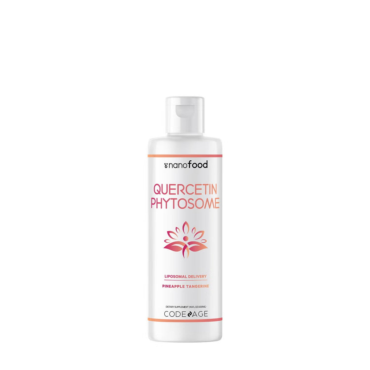 Nanofood Liposomal Quercetin Phytosome & Vitamin E Liquid - 14 oz. (90 Servings)