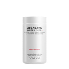 Grass-Fed Beef Liver - 180 Capsules (60 Servings)