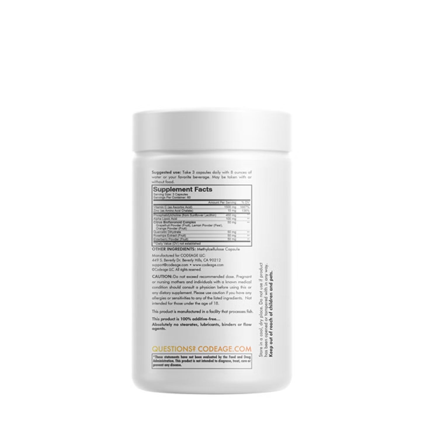 Liposomal Vitamin C + 1500mg - 180 Capsules (60 Servings) Liposomal Vitamin C + 1500mg - 180 Capsules (60 Servings)