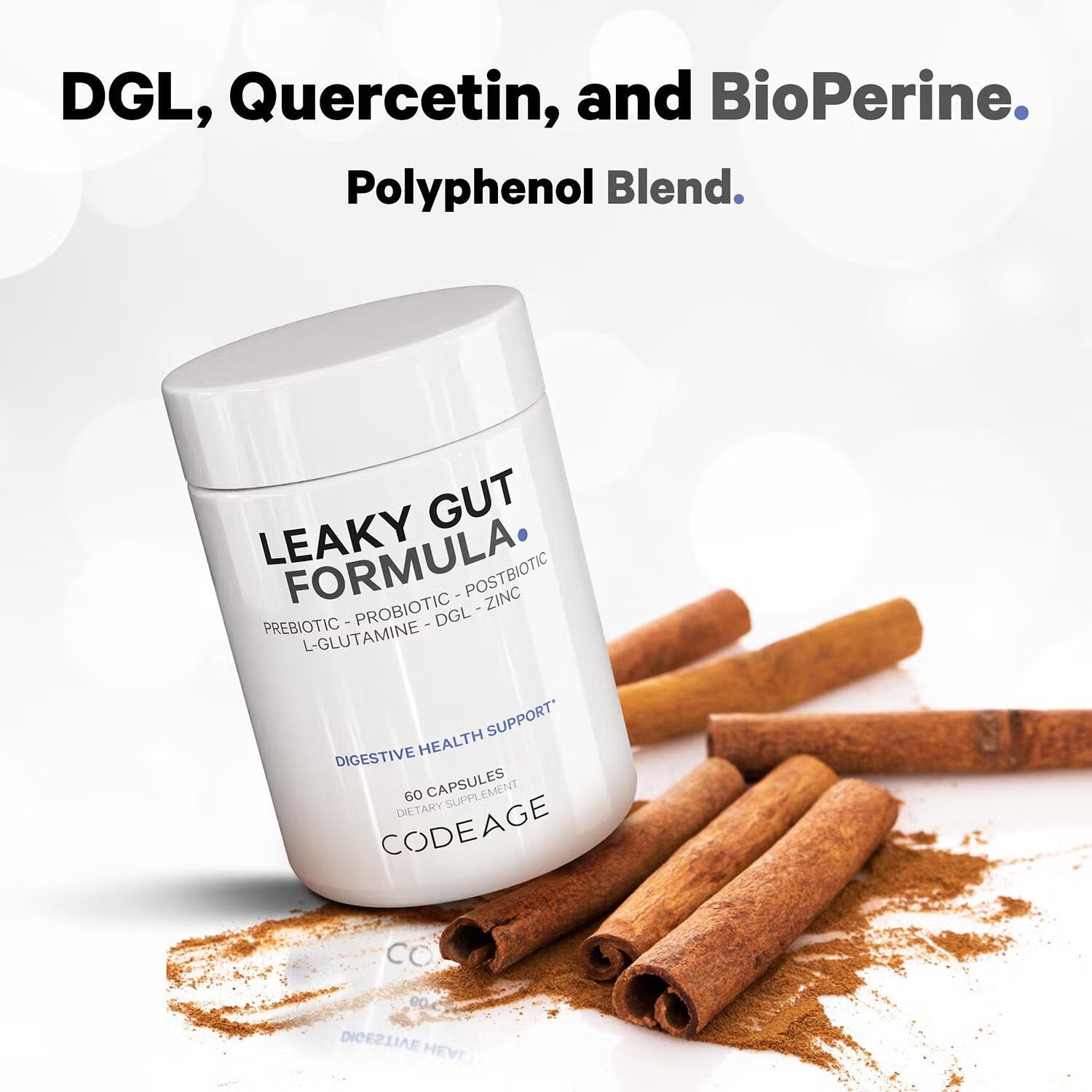 Leaky Gut Supplement - L-Glutamine - Prebiotics - Probiotics - Postbiotic - 60 Capsules (30 Servings) Leaky Gut Supplement - L-Glutamine - Prebiotics - Probiotics - Postbiotic - 60 Capsules (30 Servings)