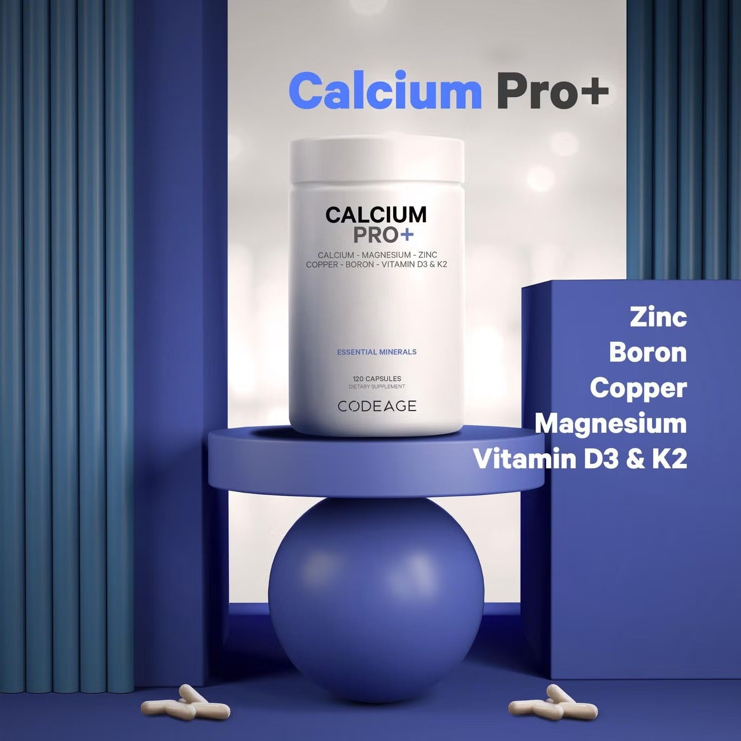 Calcium Pro+ - 120 Capsules (120 Servings) Calcium Pro+ - 120 Capsules (120 Servings)