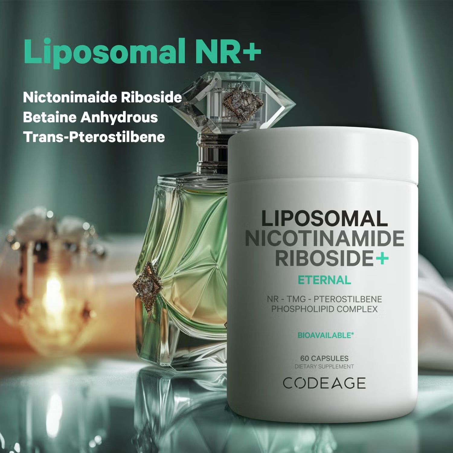 Liposomal Nicotinamide Riboside+ - 60 Capsules (60 Servings) Liposomal Nicotinamide Riboside+ - 60 Capsules (60 Servings)