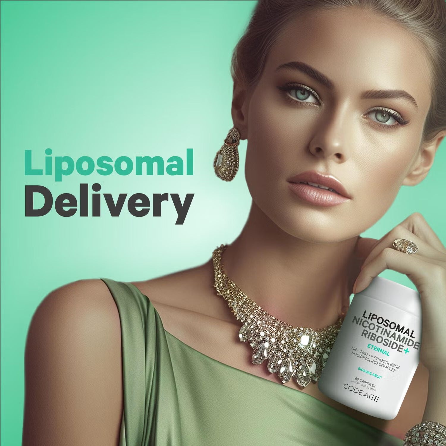 Liposomal Nicotinamide Riboside+ - 60 Capsules (60 Servings) Liposomal Nicotinamide Riboside+ - 60 Capsules (60 Servings)