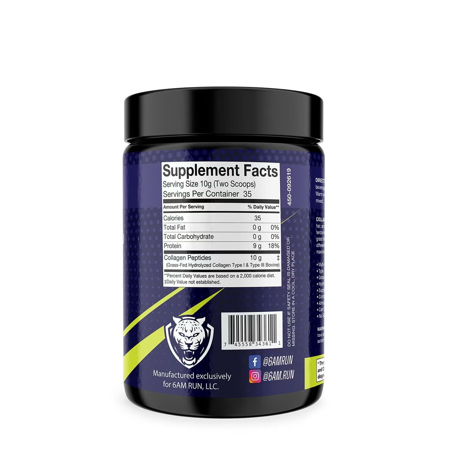 Heel Strike Hydrolyzed Collagen - 12.35 oz. (35 Servings) Heel Strike Hydrolyzed Collagen - 12.35 oz. (35 Servings)