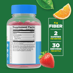 Sugar Free Prebiotic Fiber - 60 Gummies (30 Servings)