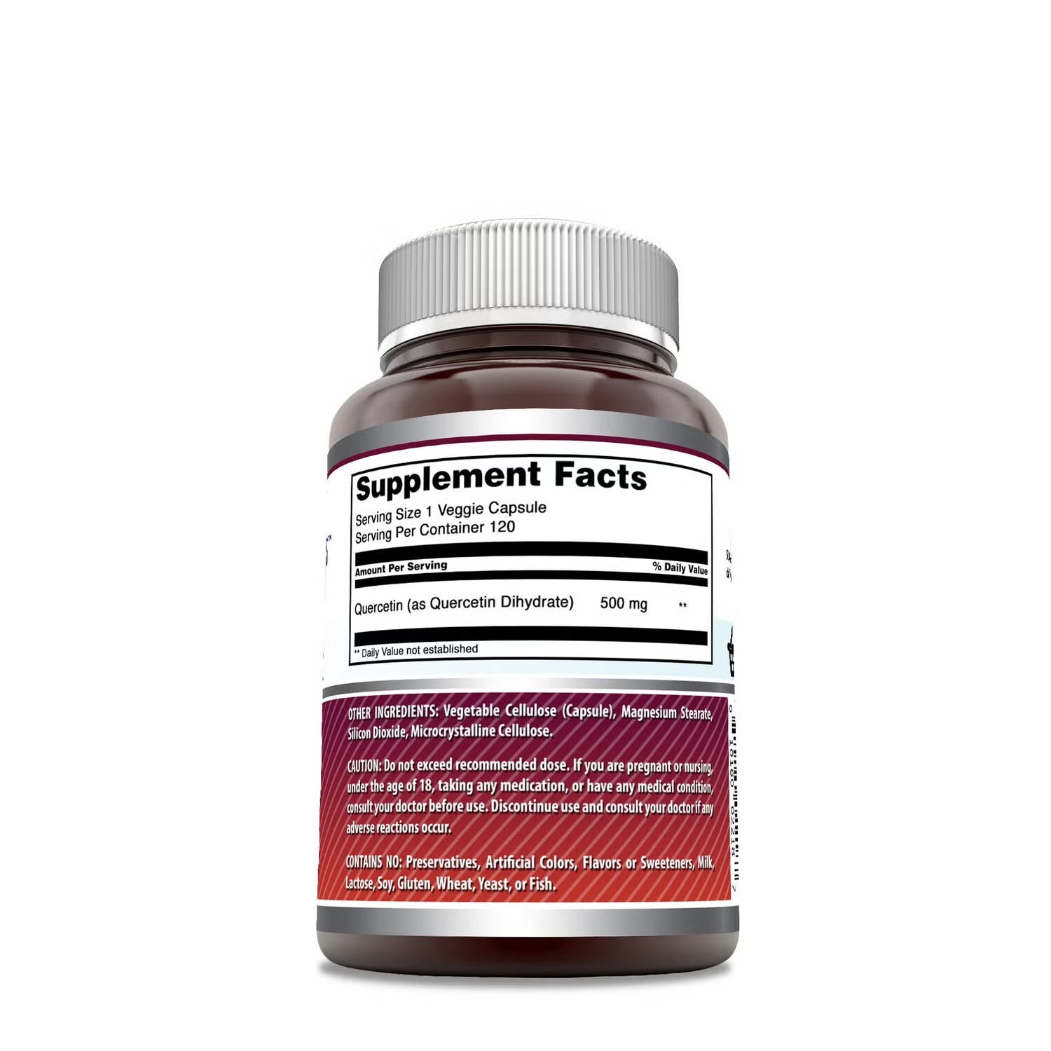 Quercetin 500mg - 120 Capsules (120 Servings) Quercetin 500mg - 120 Capsules (120 Servings)