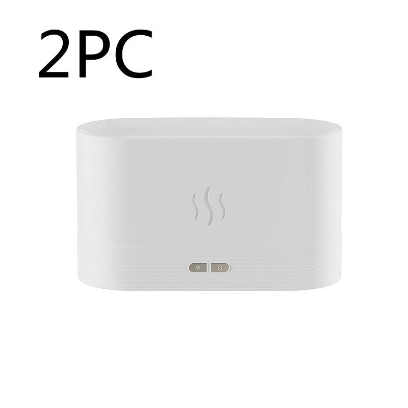 Aroma Diffuser With Flame Light Mist Humidifier Aromatherapy Diffuser With Waterless Auto-Off Protection For Spa Home Yoga Office Aroma Diffuser With Flame Light Mist Humidifier Aromatherapy Diffuser With Waterless Auto-Off Protection For Spa Home Yoga Office