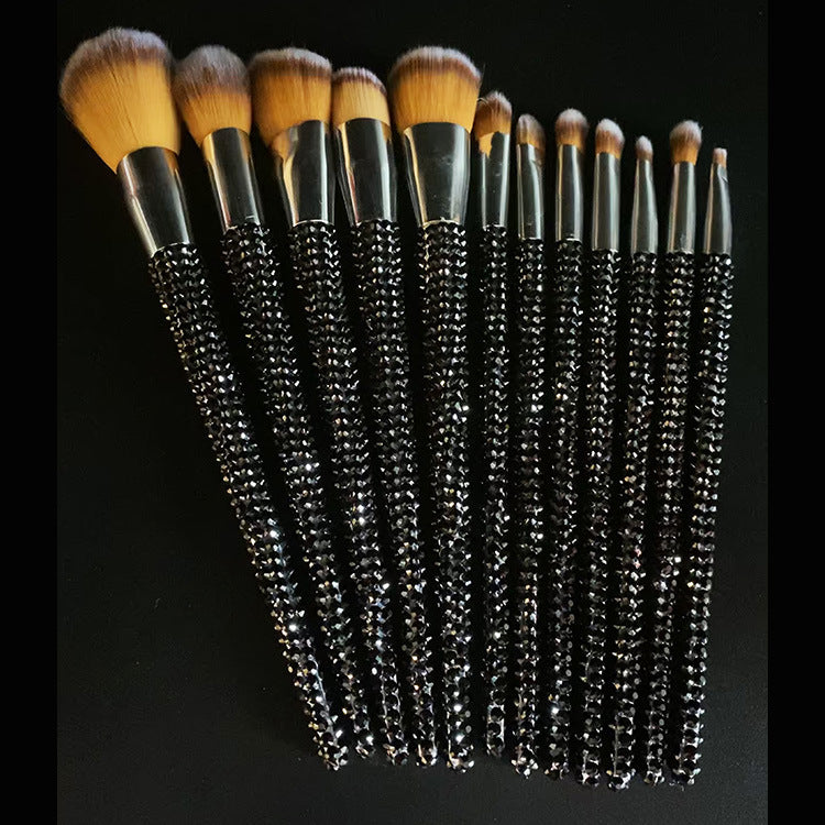 Diamond 12 Gems Makeup Beauty Tool Loose Powder Brush Repairing Concealer Brush Diamond 12 Gems Makeup Beauty Tool Loose Powder Brush Repairing Concealer Brush