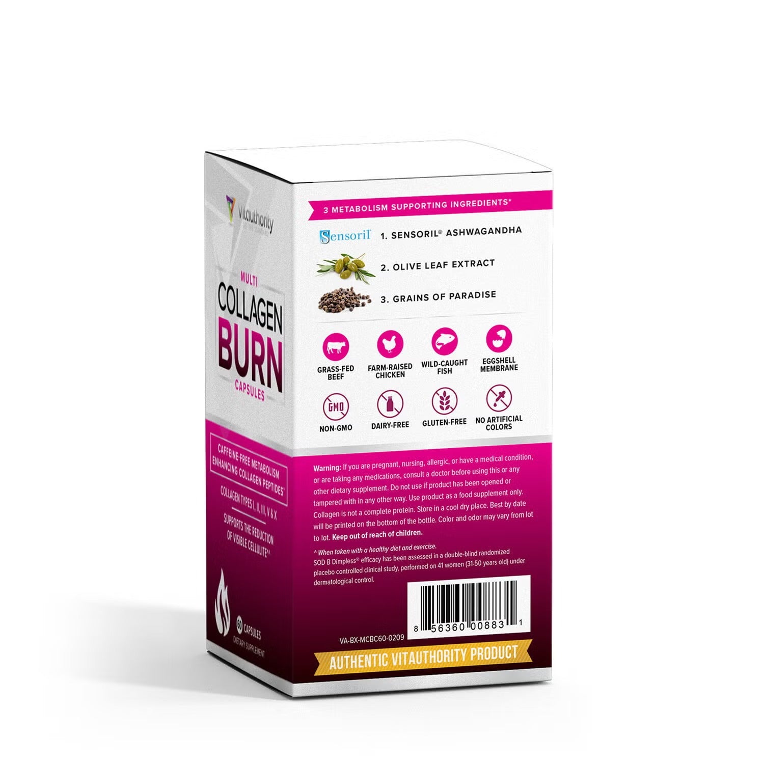Multi Collagen Burn - 60 Capsules (20 Servings) Multi Collagen Burn - 60 Capsules (20 Servings)
