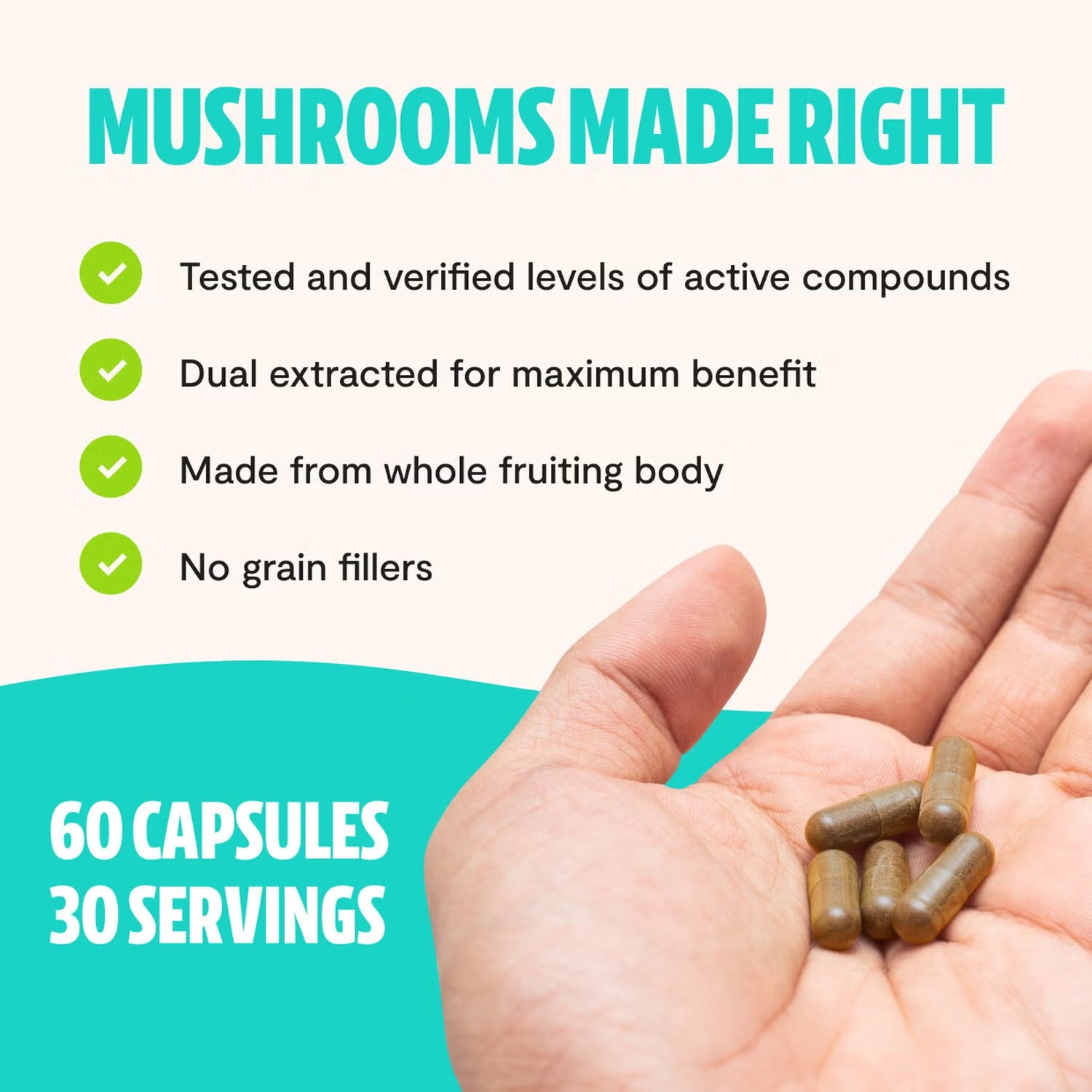 Ultimate Mushroom Complex - 60 Capsules (30 Servings) Ultimate Mushroom Complex - 60 Capsules (30 Servings)