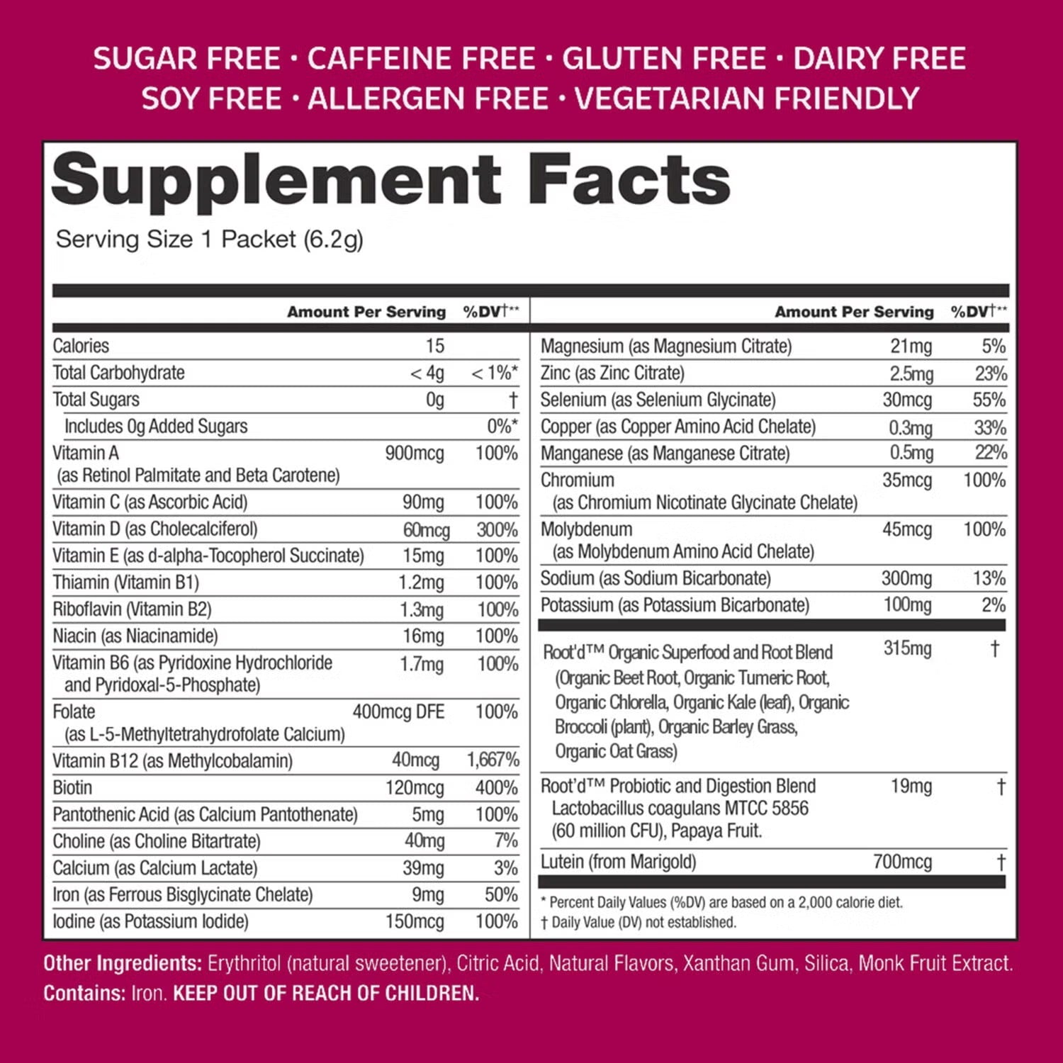 Her Multi Drink Mix - Raspberry Acai (30 Stick Packs) Her Multi Drink Mix - Raspberry Acai (30 Stick Packs)