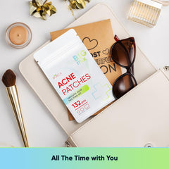 Pimple Patches for Face with Tea Tree Oil 132 pcs. Hydrocolloid Acne Pimple Patches. Blemish Patches, Acne Dots, Pimple Stickers, Acne Patch and Pimple Patch