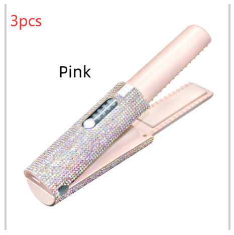 2-In-1 Electric USB Hair Straightening Brush Straightener Brush Multifunctional Comb Straightening Styler Hair Curler 2-In-1 Electric USB Hair Straightening Brush Straightener Brush Multifunctional Comb Straightening Styler Hair Curler