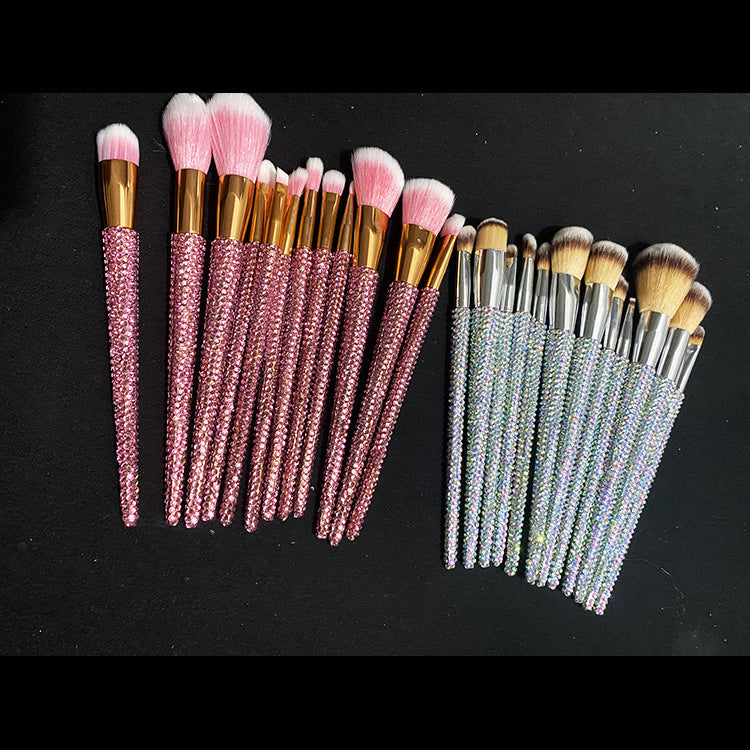 Diamond 12 Gems Makeup Beauty Tool Loose Powder Brush Repairing Concealer Brush Diamond 12 Gems Makeup Beauty Tool Loose Powder Brush Repairing Concealer Brush