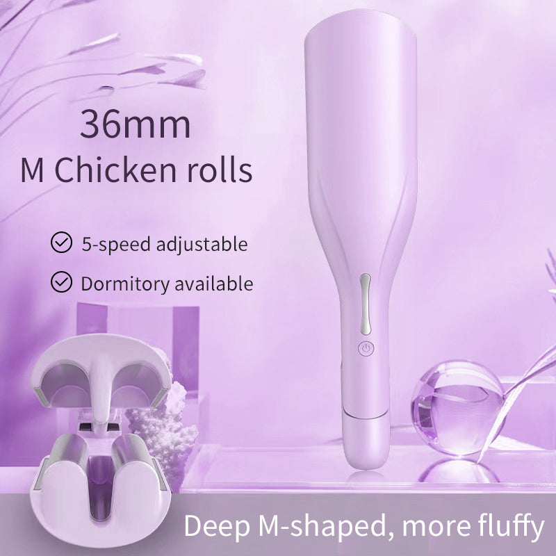 Romantic French Egg Curling Iron, Egg-Roll Hairstyle Water Ripple V-Shaped, Fast Heating, Adjustable Temperature, Hair Curler Crimper Styling Tools & Appliances With Multifunctions Romantic French Egg Curling Iron, Egg-Roll Hairstyle Water Ripple V-Shaped, Fast Heating, Adjustable Temperature, Hair Curler Crimper Styling Tools & Appliances With Multifunctions