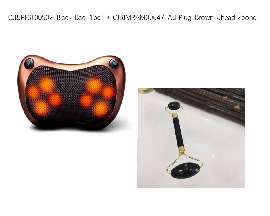 Electric Infrared Heating Kneading Neck Shoulder Back Body Spa Massage Pillow Car Chair Shiatsu Massager Masaj Device Electric Infrared Heating Kneading Neck Shoulder Back Body Spa Massage Pillow Car Chair Shiatsu Massager Masaj Device