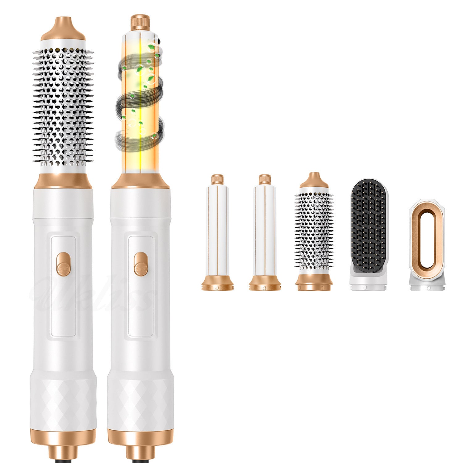 Five-in-one Hot Air Comb Multi-function Anion Blowing Combs Automatic Curler Straight Comb Hair Dryer Five-in-one Hot Air Comb Multi-function Anion Blowing Combs Automatic Curler Straight Comb Hair Dryer