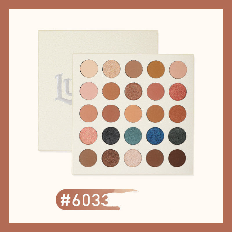 Cream Eye Ling 25 Color Eyeshadow Beads Matte Earth Milk Tea Large Pan Eyeshadow Palette Cream Eye Ling 25 Color Eyeshadow Beads Matte Earth Milk Tea Large Pan Eyeshadow Palette