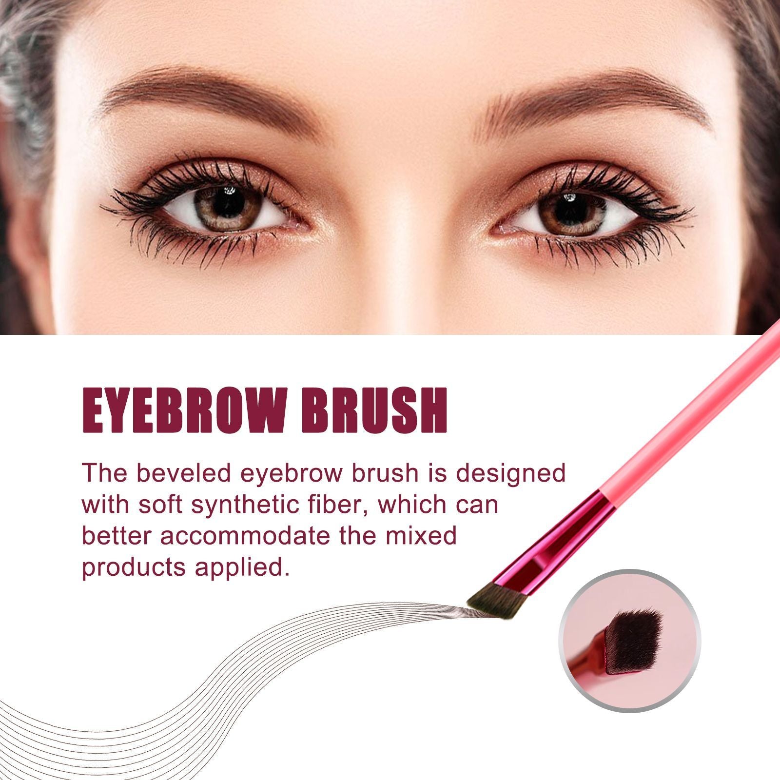 EELHOE Multi-functional Eyebrow Brush Set For Filling, Shaping, And Coloring Smooth Eyebrows Makeup Kit EELHOE Multi-functional Eyebrow Brush Set For Filling, Shaping, And Coloring Smooth Eyebrows Makeup Kit