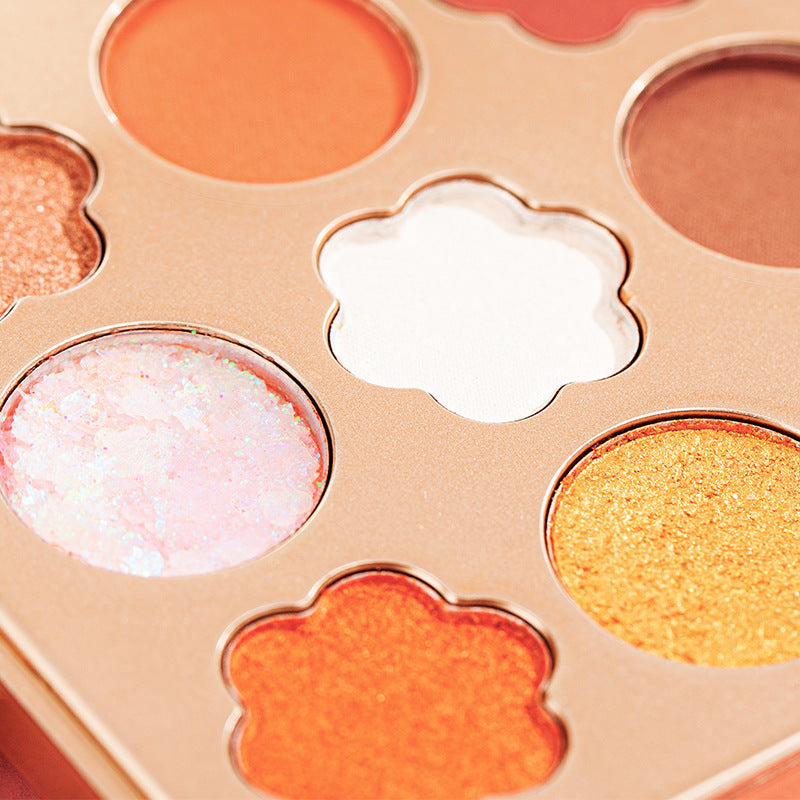 Nine Colors Matte Pearlescent Waterproof Long Lasting Star Bright Diamond Eyeshadow Palette Nine Colors Matte Pearlescent Waterproof Long Lasting Star Bright Diamond Eyeshadow Palette