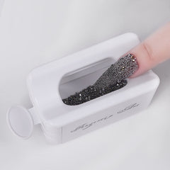 Nail Tools Double French Powder Cartridge Powder Recovery Storage Box
