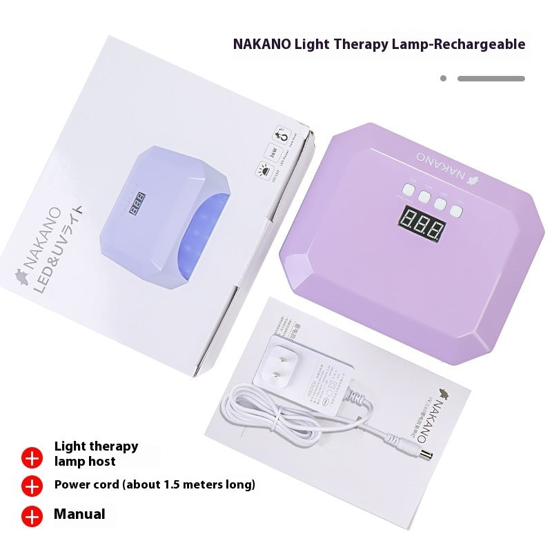 UV Lamp Red Light Non-black Hand LED High Power Quick-drying Power Storage Master Style UV Lamp Red Light Non-black Hand LED High Power Quick-drying Power Storage Master Style