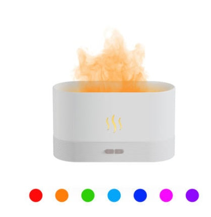 Aroma Diffuser With Flame Light Mist Humidifier Aromatherapy Diffuser With Waterless Auto-Off Protection For Spa Home Yoga Office Aroma Diffuser With Flame Light Mist Humidifier Aromatherapy Diffuser With Waterless Auto-Off Protection For Spa Home Yoga Office