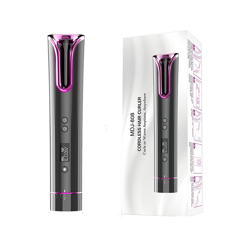 Automatic Hair Curler USB Cordless Wireless Auto Ceramic Curling Iron Hair Waver T Waves Iron Curling Wand Air Curler Automatic Hair Curler USB Cordless Wireless Auto Ceramic Curling Iron Hair Waver T Waves Iron Curling Wand Air Curler
