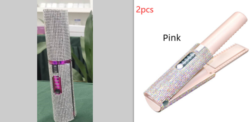 2-In-1 Electric USB Hair Straightening Brush Straightener Brush Multifunctional Comb Straightening Styler Hair Curler 2-In-1 Electric USB Hair Straightening Brush Straightener Brush Multifunctional Comb Straightening Styler Hair Curler