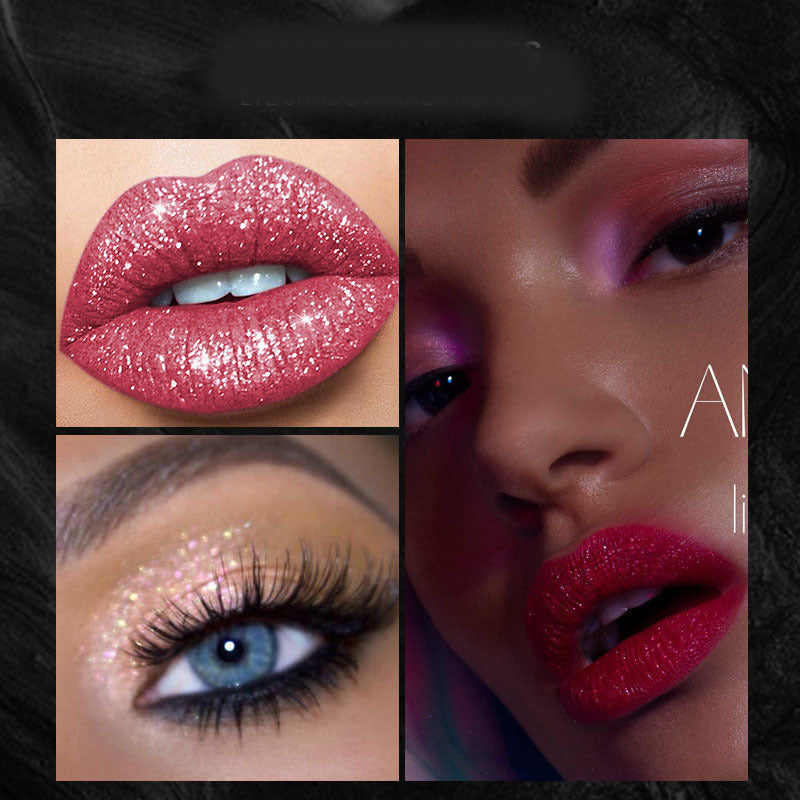 12Pcs Liquid Lipstick Set Halloween Makeup Diamond Symphony Lip Gloss Long Lasting Moisturizing Lip Glaze Glitter Cosmetic 12Pcs Liquid Lipstick Set Halloween Makeup Diamond Symphony Lip Gloss Long Lasting Moisturizing Lip Glaze Glitter Cosmetic
