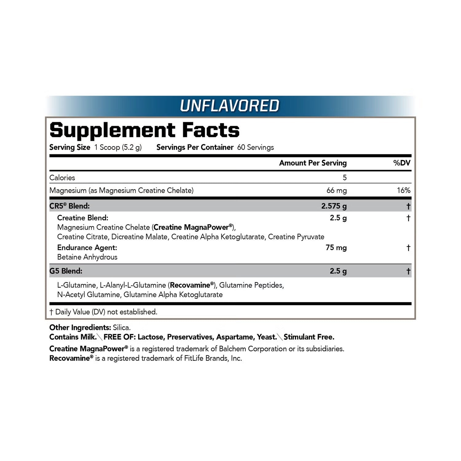 CG5® Creatine + Glutamine (60 Servings) CG5® Creatine + Glutamine (60 Servings)