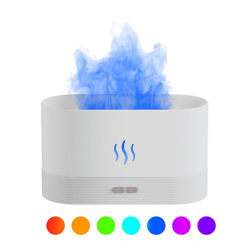 Aroma Diffuser With Flame Light Mist Humidifier Aromatherapy Diffuser With Waterless Auto-Off Protection For Spa Home Yoga Office Aroma Diffuser With Flame Light Mist Humidifier Aromatherapy Diffuser With Waterless Auto-Off Protection For Spa Home Yoga Office