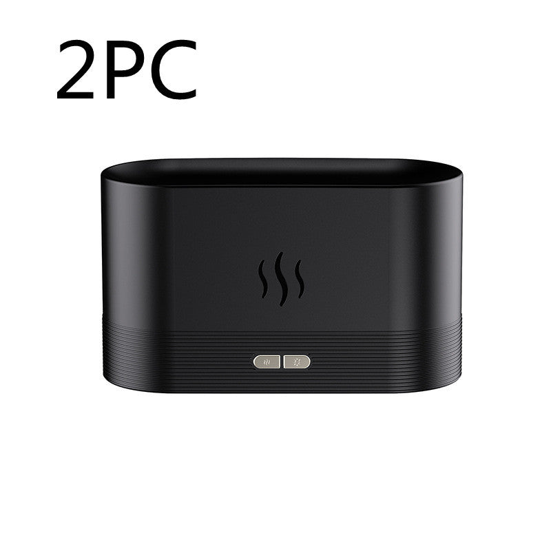 Aroma Diffuser With Flame Light Mist Humidifier Aromatherapy Diffuser With Waterless Auto-Off Protection For Spa Home Yoga Office Aroma Diffuser With Flame Light Mist Humidifier Aromatherapy Diffuser With Waterless Auto-Off Protection For Spa Home Yoga Office