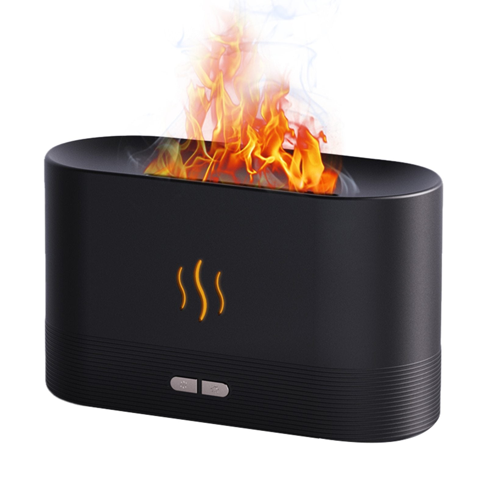 Aroma Diffuser With Flame Light Mist Humidifier Aromatherapy Diffuser With Waterless Auto-Off Protection For Spa Home Yoga Office Aroma Diffuser With Flame Light Mist Humidifier Aromatherapy Diffuser With Waterless Auto-Off Protection For Spa Home Yoga Office
