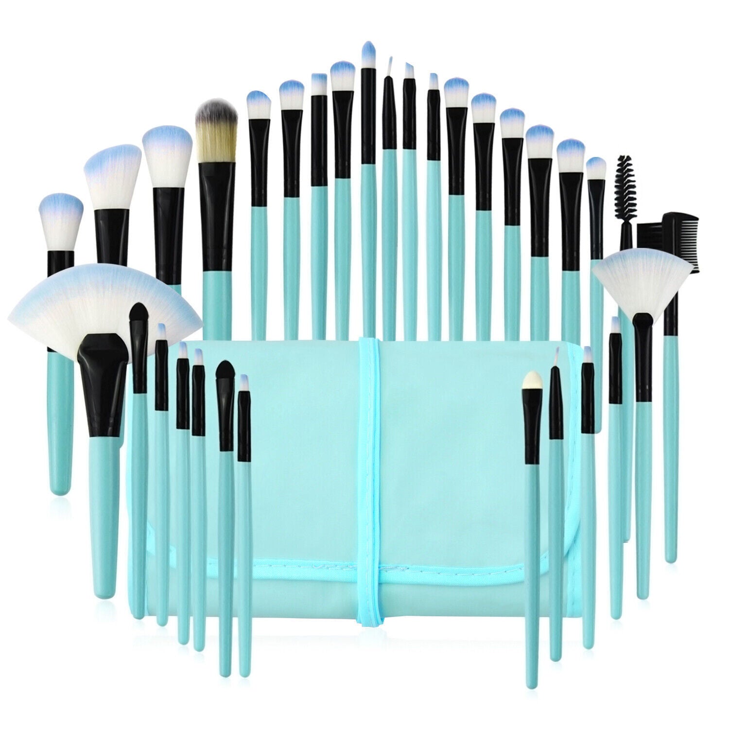 32PCS Professional Make Up Brushes Set Cosmetic Tool Kabuki Makeup Luxury Bag UK 32PCS Professional Make Up Brushes Set Cosmetic Tool Kabuki Makeup Luxury Bag UK