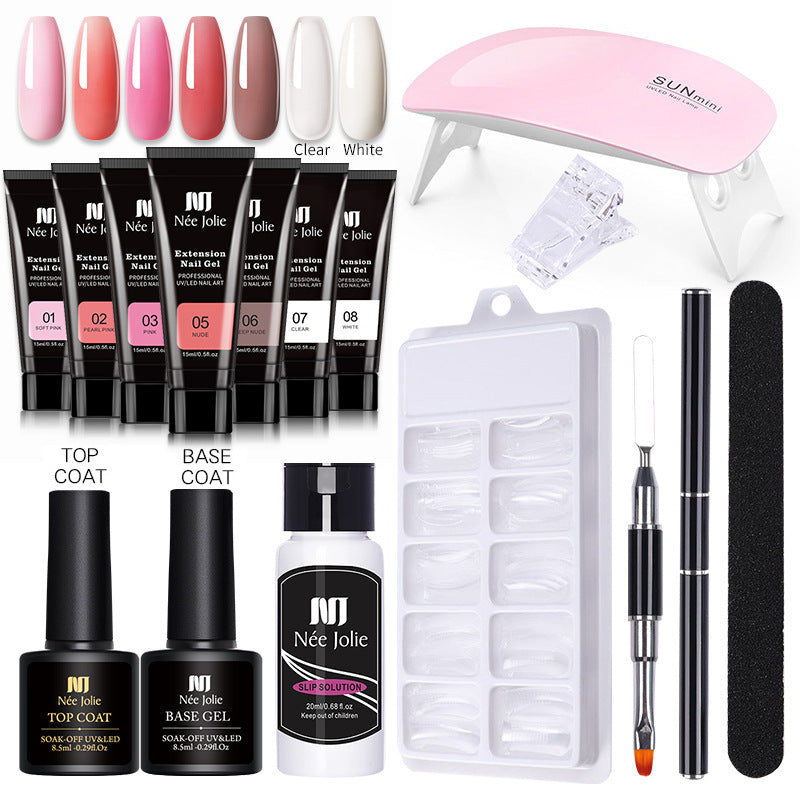 Popular 15ml Crystal Extended Glue Free Paper Cups Quick-drying Long-lasting Extended Glue Set Manicure Extended Glue Popular 15ml Crystal Extended Glue Free Paper Cups Quick-drying Long-lasting Extended Glue Set Manicure Extended Glue