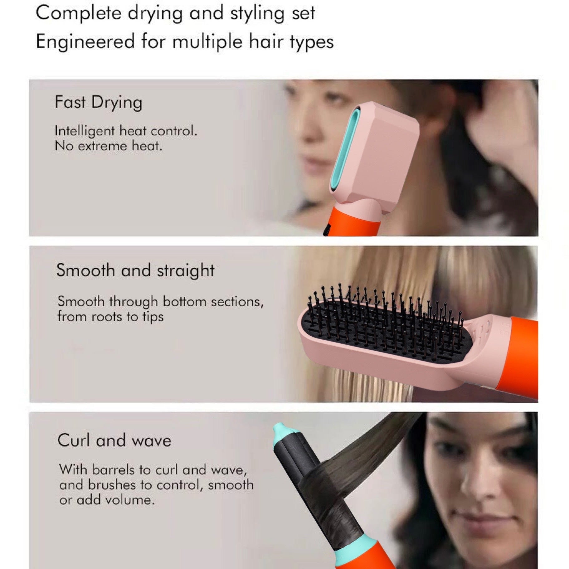Multifunctional Hair Dryer Automatic Hair Curler Five-in-one Hairdressing Style Shaper Multifunctional Hair Dryer Automatic Hair Curler Five-in-one Hairdressing Style Shaper