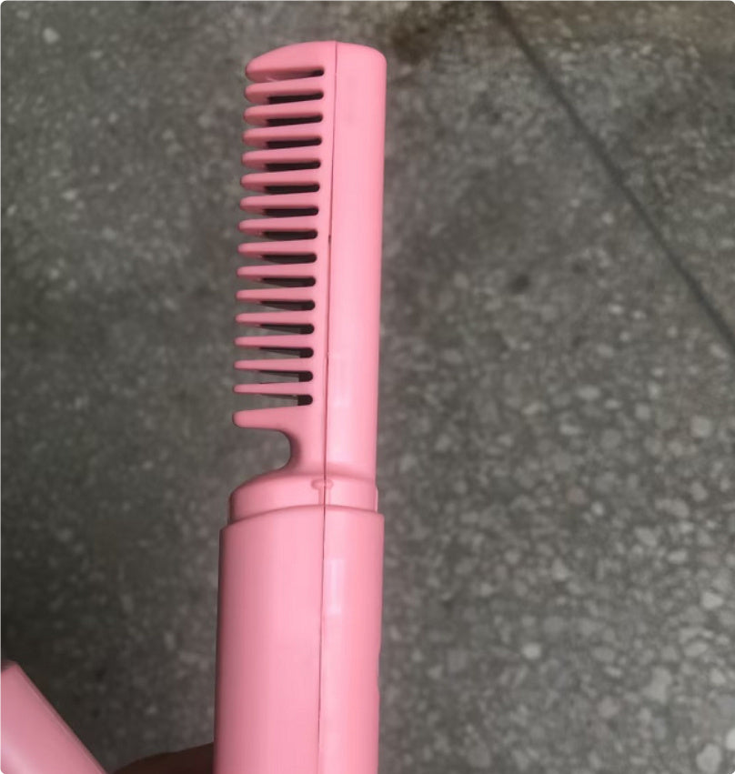 Professional Wireless Hair Straightener Curler Comb Fast Heating Negative Ion Straightening Curling Brush Hair Styling Tools Professional Wireless Hair Straightener Curler Comb Fast Heating Negative Ion Straightening Curling Brush Hair Styling Tools