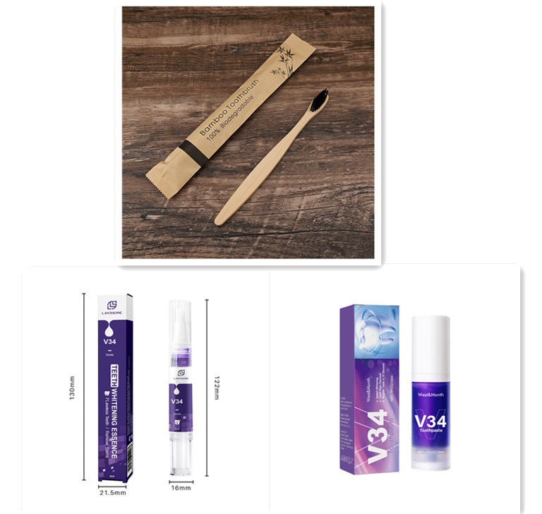 V34 Tooth Cleaning Mousse Whitening Teeth Care Gum Cleaning Oral Anti-yellow Tooth Stain Toothpaste V34 Tooth Cleaning Mousse Whitening Teeth Care Gum Cleaning Oral Anti-yellow Tooth Stain Toothpaste