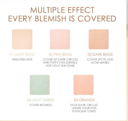 Color Concealer Pan Cover Cream Face Finch Spots Acne Marks Acne Dark Circles Artifact Lasting Primer Color Concealer Pan Cover Cream Face Finch Spots Acne Marks Acne Dark Circles Artifact Lasting Primer