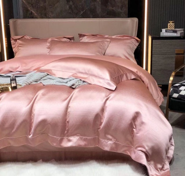 Luxury Retro Style Black Gold 120 Yarn-dyed Jacquard Cotton Bed Four-piece Set Luxury Retro Style Black Gold 120 Yarn-dyed Jacquard Cotton Bed Four-piece Set