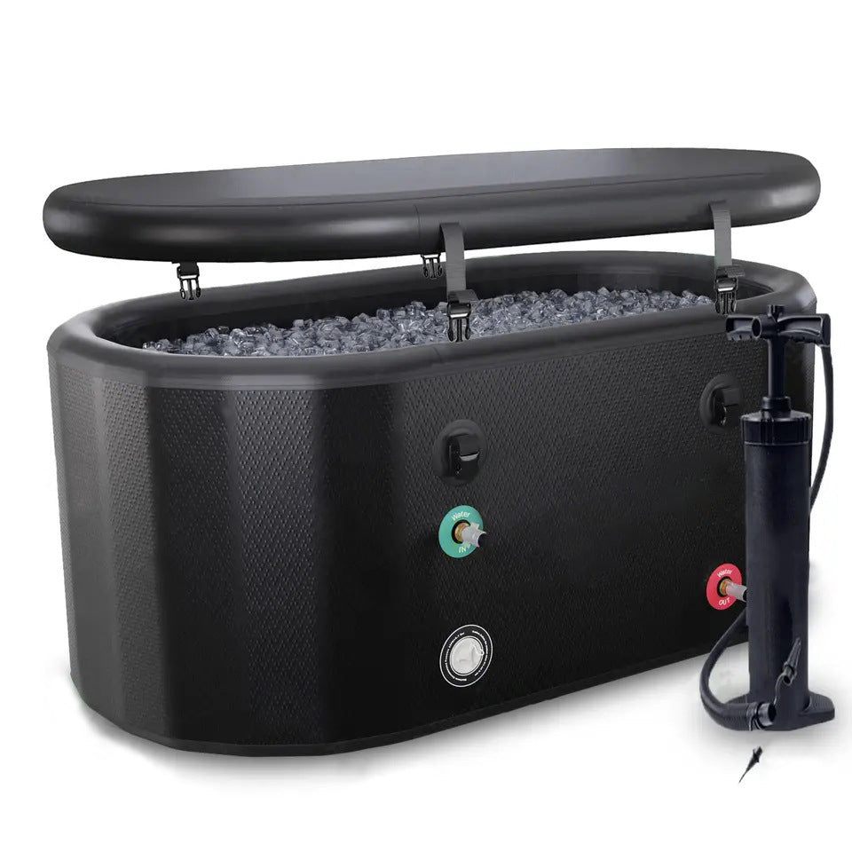Outdoor Inflatable Ice Bucket Portable Storage Fitness Bath Bucket Indoor Spa Cold Therapy Heating Ice Bath Brushed Bucket Outdoor Inflatable Ice Bucket Portable Storage Fitness Bath Bucket Indoor Spa Cold Therapy Heating Ice Bath Brushed Bucket