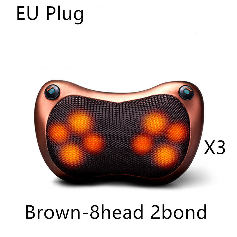 Electric Infrared Heating Kneading Neck Shoulder Back Body Spa Massage Pillow Car Chair Shiatsu Massager Masaj Device Electric Infrared Heating Kneading Neck Shoulder Back Body Spa Massage Pillow Car Chair Shiatsu Massager Masaj Device