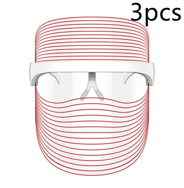 7 Color LED Mask Red Light Therapy Skin Rejuvenation Massager Beauty Home Skin Face Whitening Anti Aging SPA Device 7 Color LED Mask Red Light Therapy Skin Rejuvenation Massager Beauty Home Skin Face Whitening Anti Aging SPA Device
