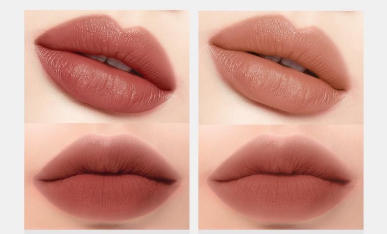 Lip Glaze Nude Milky Coffee Amber Pumpkin Cinnamon Milk Tea Double-headed Lipstick Lip Glaze Nude Milky Coffee Amber Pumpkin Cinnamon Milk Tea Double-headed Lipstick