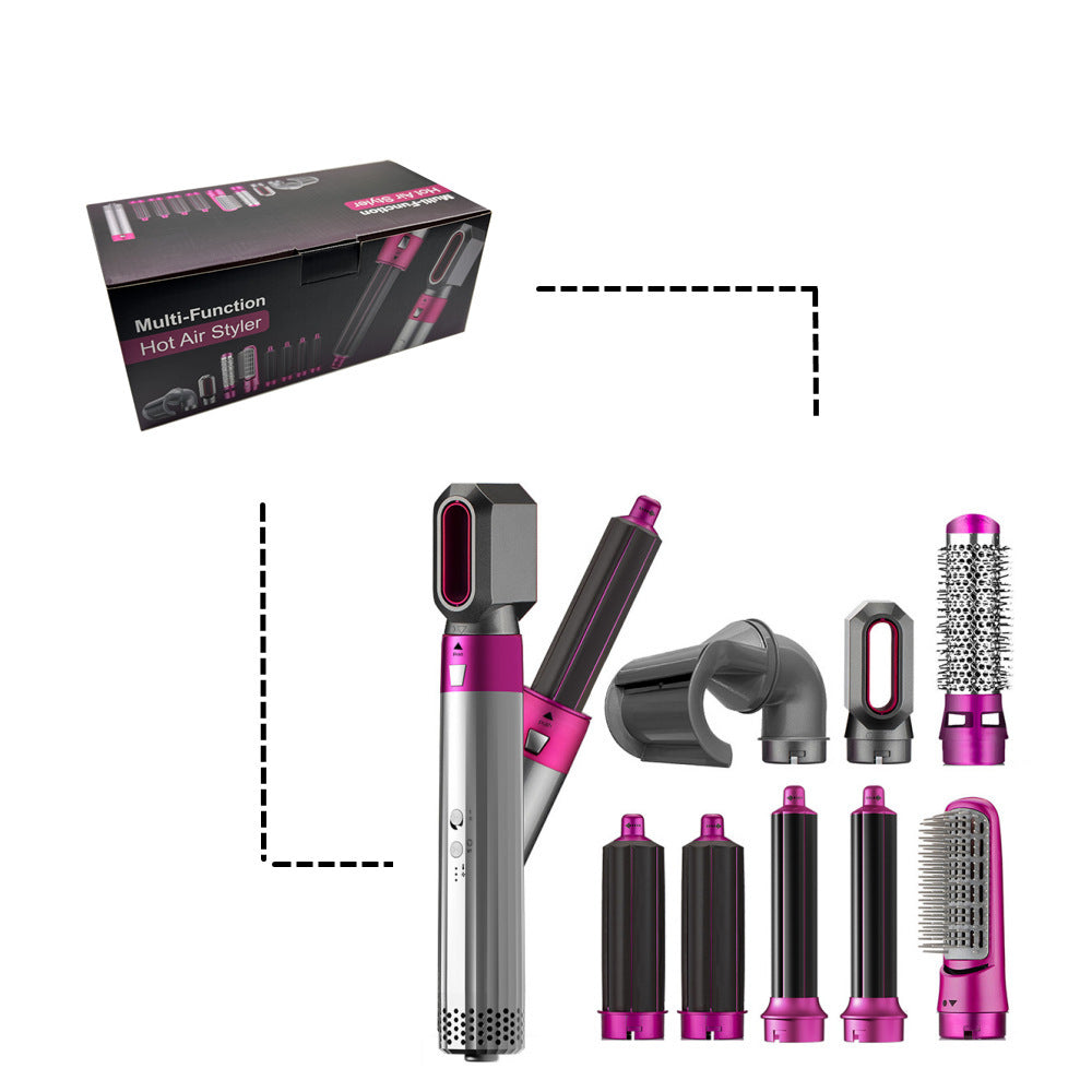 Cross-border Foreign Trade Popular Multi-functional Airy Curl Hot Air Comb Blowing Combs Hair Curler Straight Comb Hair Dryer Cross-border Foreign Trade Popular Multi-functional Airy Curl Hot Air Comb Blowing Combs Hair Curler Straight Comb Hair Dryer