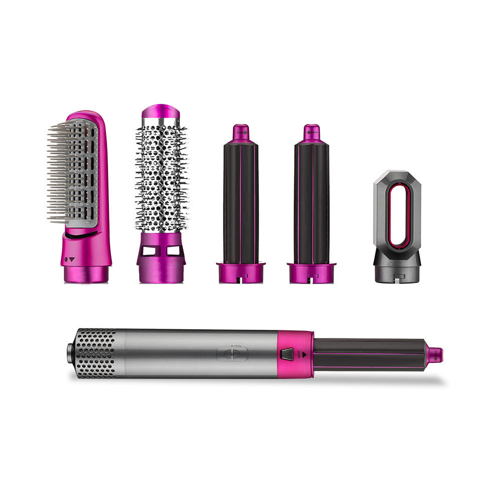 Cross-border Foreign Trade Popular Multi-functional Airy Curl Hot Air Comb Blowing Combs Hair Curler Straight Comb Hair Dryer Cross-border Foreign Trade Popular Multi-functional Airy Curl Hot Air Comb Blowing Combs Hair Curler Straight Comb Hair Dryer