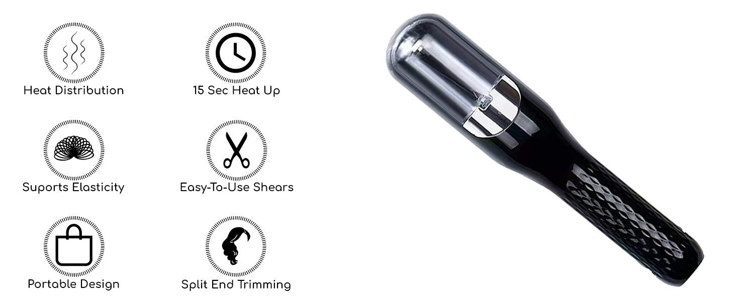 Split-Ender Mini - Automatic, Hair Repair Split End Remover Trimmer For Dry, Splitting, Damaged And Brittle Split Ends, Men And Women Hair Styling Beauty Tool Split-Ender Mini - Automatic, Hair Repair Split End Remover Trimmer For Dry, Splitting, Damaged And Brittle Split Ends, Men And Women Hair Styling Beauty Tool