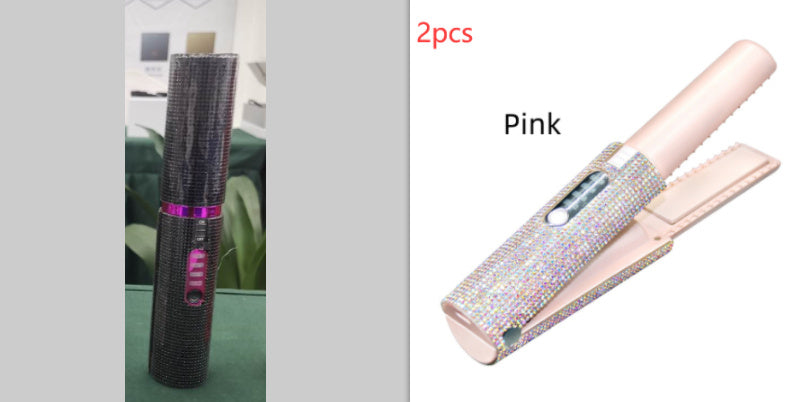 2-In-1 Electric USB Hair Straightening Brush Straightener Brush Multifunctional Comb Straightening Styler Hair Curler 2-In-1 Electric USB Hair Straightening Brush Straightener Brush Multifunctional Comb Straightening Styler Hair Curler