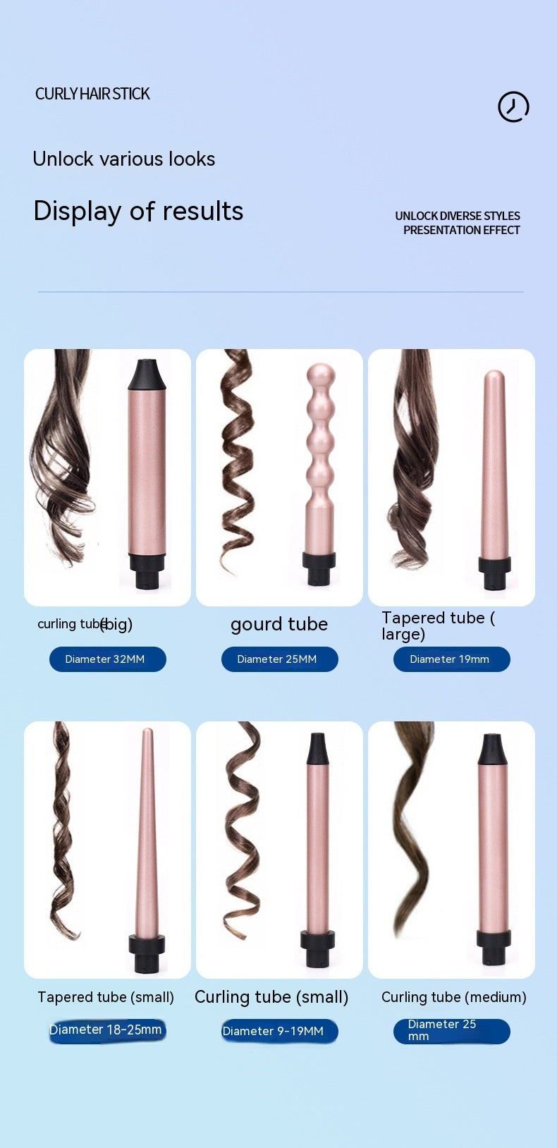 Multi-functional Modeling Hair Curler Multi-gear Temperature Control Lasting Shaping Multi-functional Modeling Hair Curler Multi-gear Temperature Control Lasting Shaping